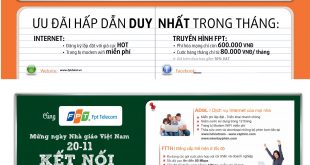 lắp mạng fpt đà lạt tháng 11